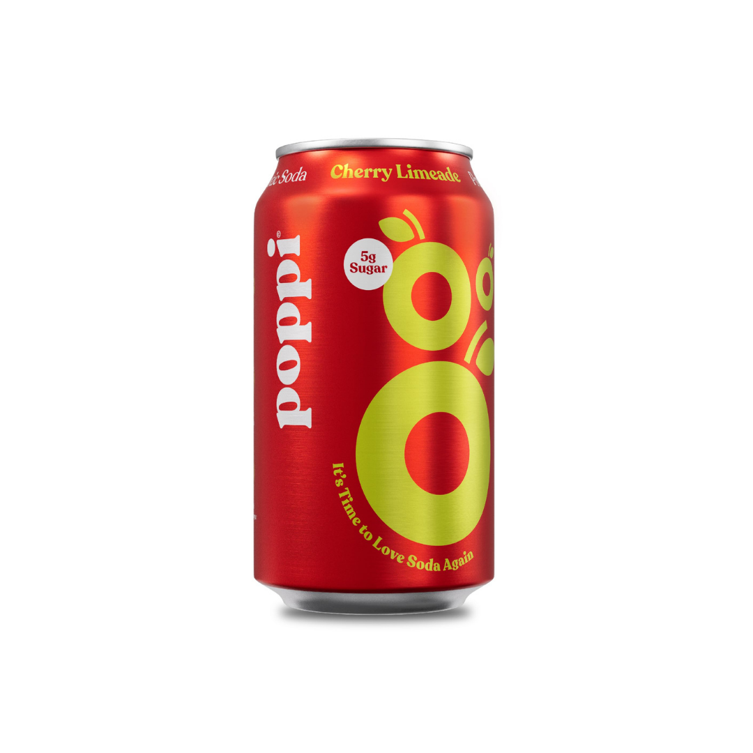 Poppi Prebiotic Soda Cherry Limeade Lata