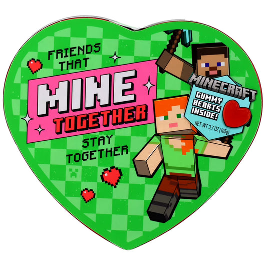 Minecraft Cajita De Corazón Gummy Inside