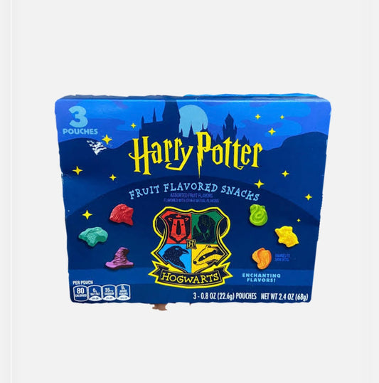 Harry Potter Fruit Flavored Snacks 3 Puches