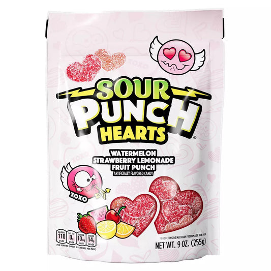 Sour Punch Hearts Valentines