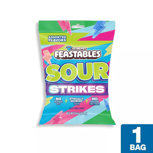 Mr Beast Sour Stikes Feastables