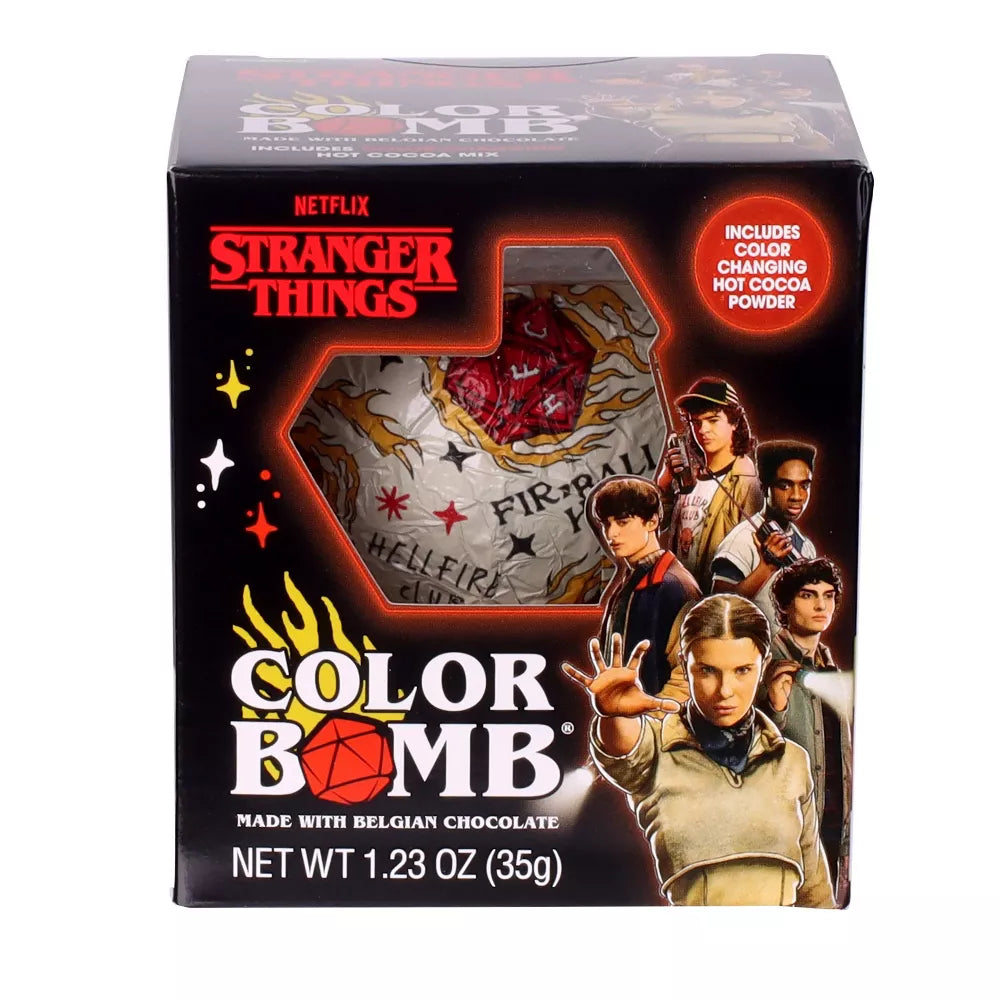 Stranger Things Color Hot Chocolate Bomb