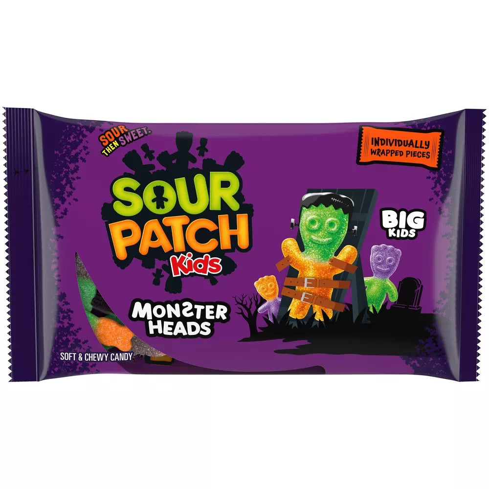 Sour Patch Kids Monster Heads - 50 Pack