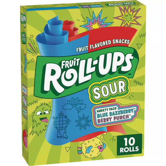 Fruit Roll-Ups Sour 10 Pack