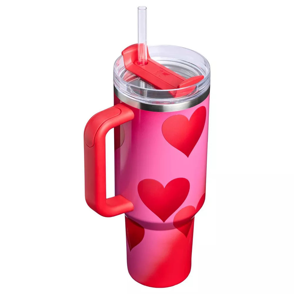 Stanley 40oz San Valentín - Rouge Heart Gradient