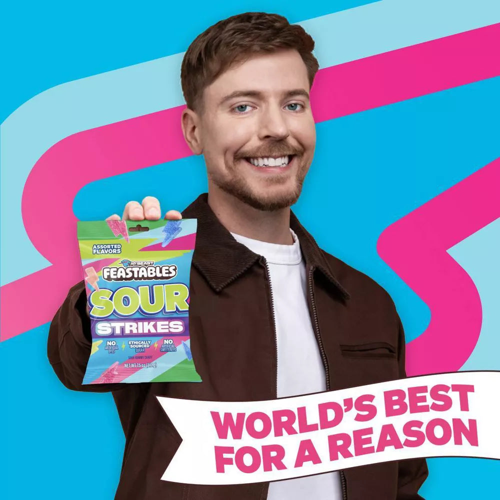 Mr Beast Sour Stikes Feastables