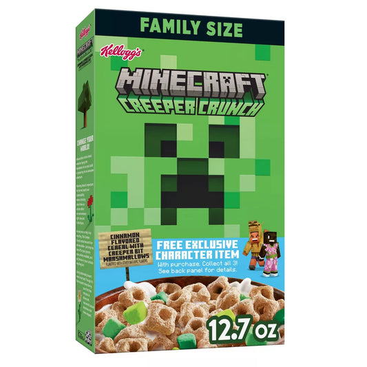 Cereal Minecraft Creeper Crunch