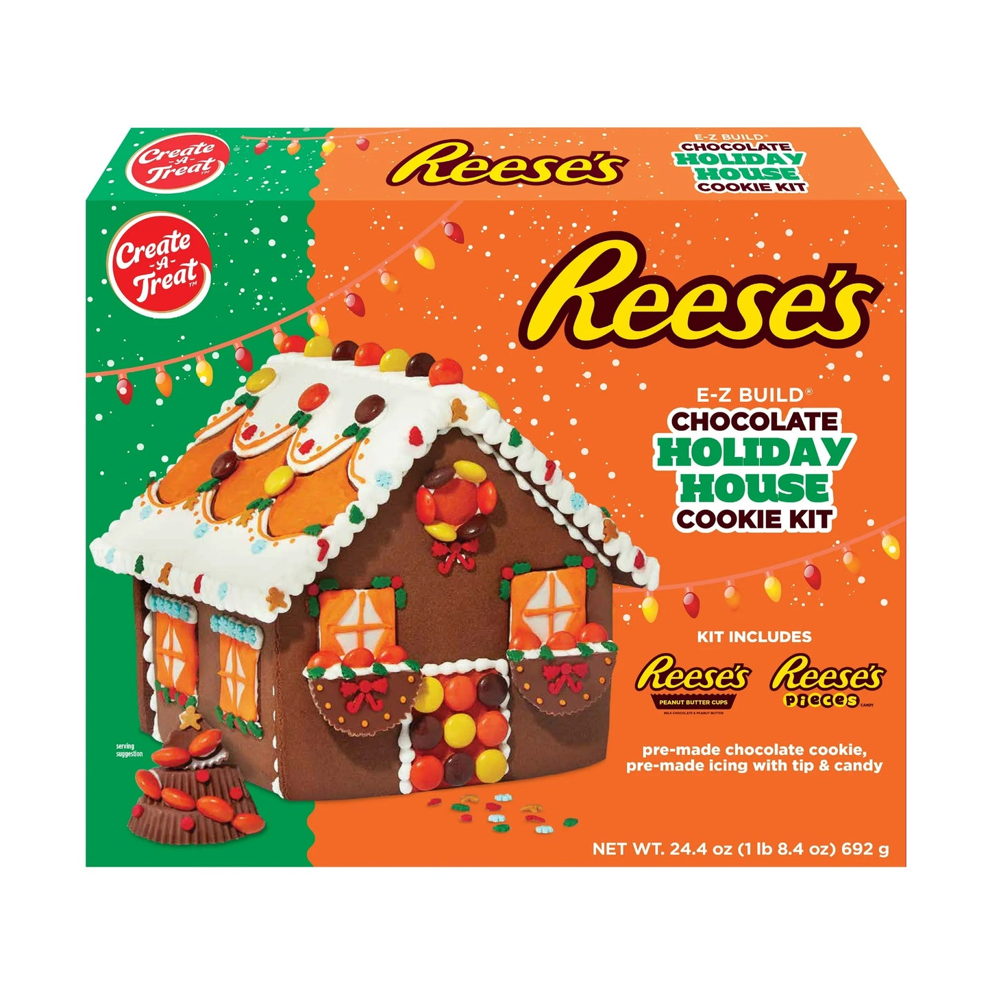 Reeses Chocolate Holiday House Cookie Kit