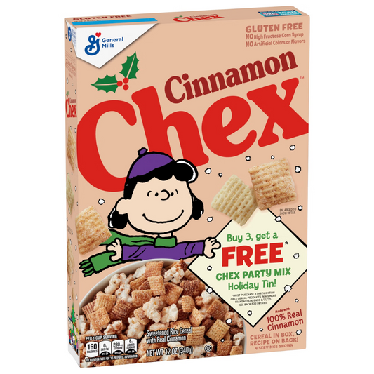 Cinnamon Chex Holiday Edition Snoopy