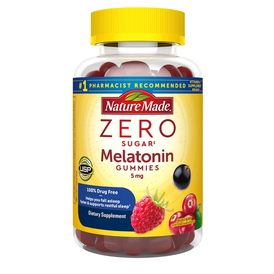 Nature Made Zero Sugar 5Mg Melatonin 70 Gummies