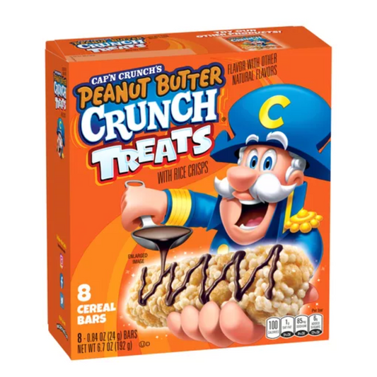 Capn Crunch Peanut Butter Treats 8 Bars