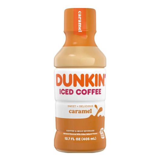 Dunkin Iced Coffee Caramel