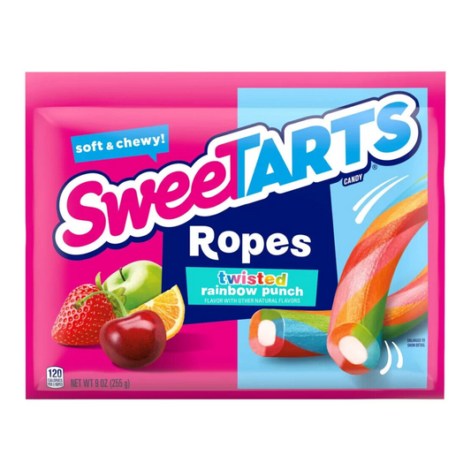 Sweetarts Ropes Twisted  Rainbow Punch