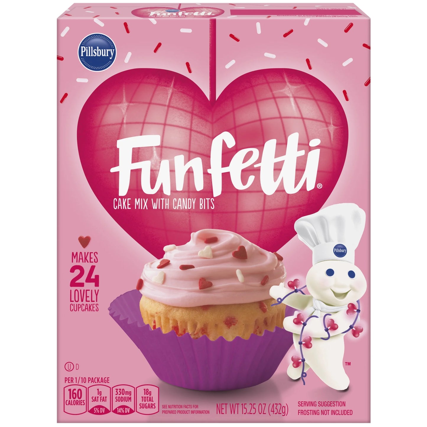 Funfetti Cake Mix With Candy Bits Valentine