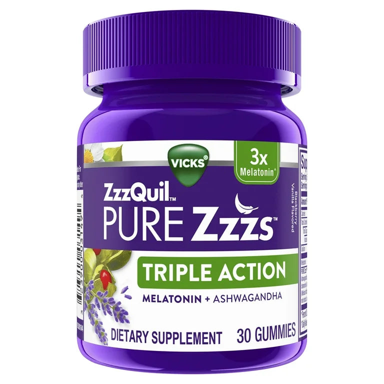 Vicks ZzzQuil Pure Zzzs Triple
Action 30 Gummies