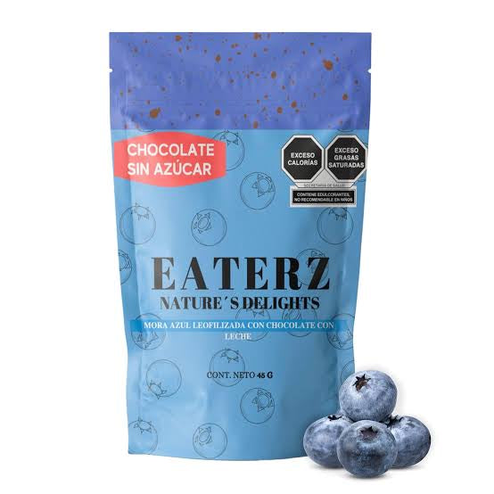 Eaterz Mora Azul Con Chocolate Con Leche Sugar Free