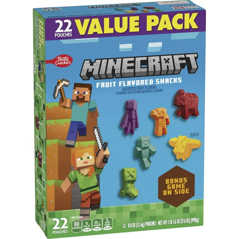 Minecraft Gummies 22 Pouches