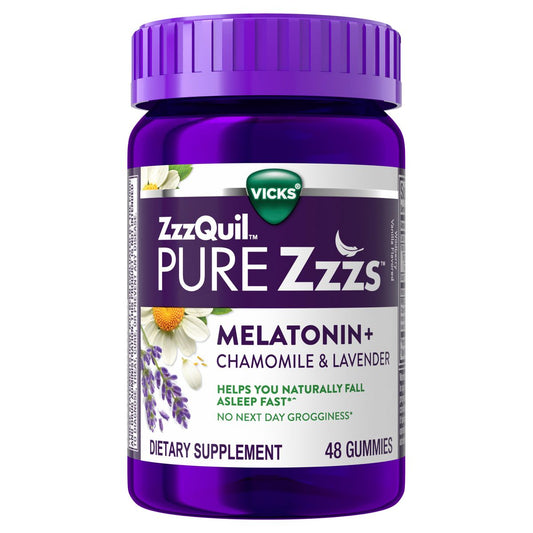 ZzzQuil Vicks Melatonin 48 Gummies