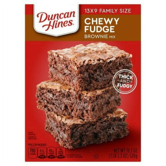 Duncan Hines Chewy Fudge Brownie Mix