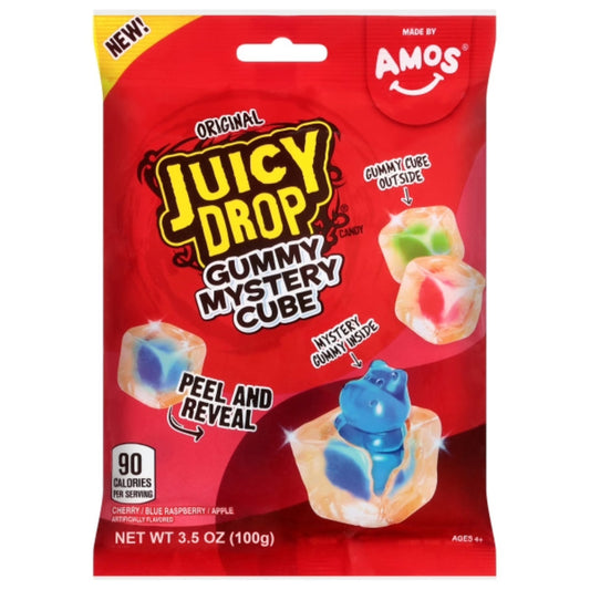 Juicy Drop Gummy Mystery Cube Gummy Inside