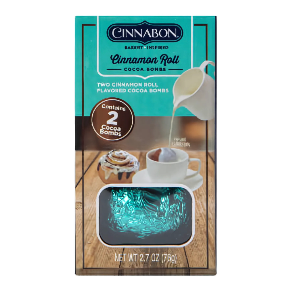 Cinnabon Cinnamon Roll Cocoa Bombs 2 Pack