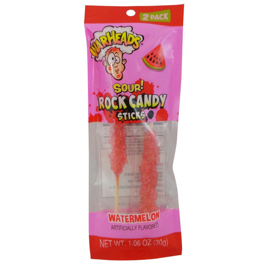 Warheads Sour Rock Candy Sticks Valentines