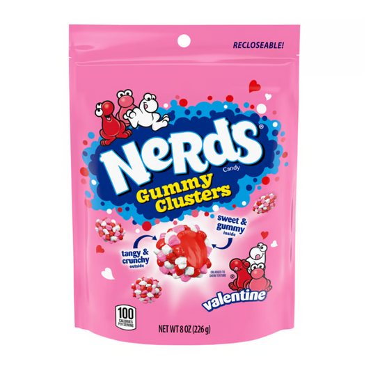 Nerds Gummy Clusters Valentines Bolsa Mediana