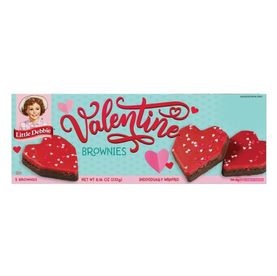 Little Debbie Valentine Brownies