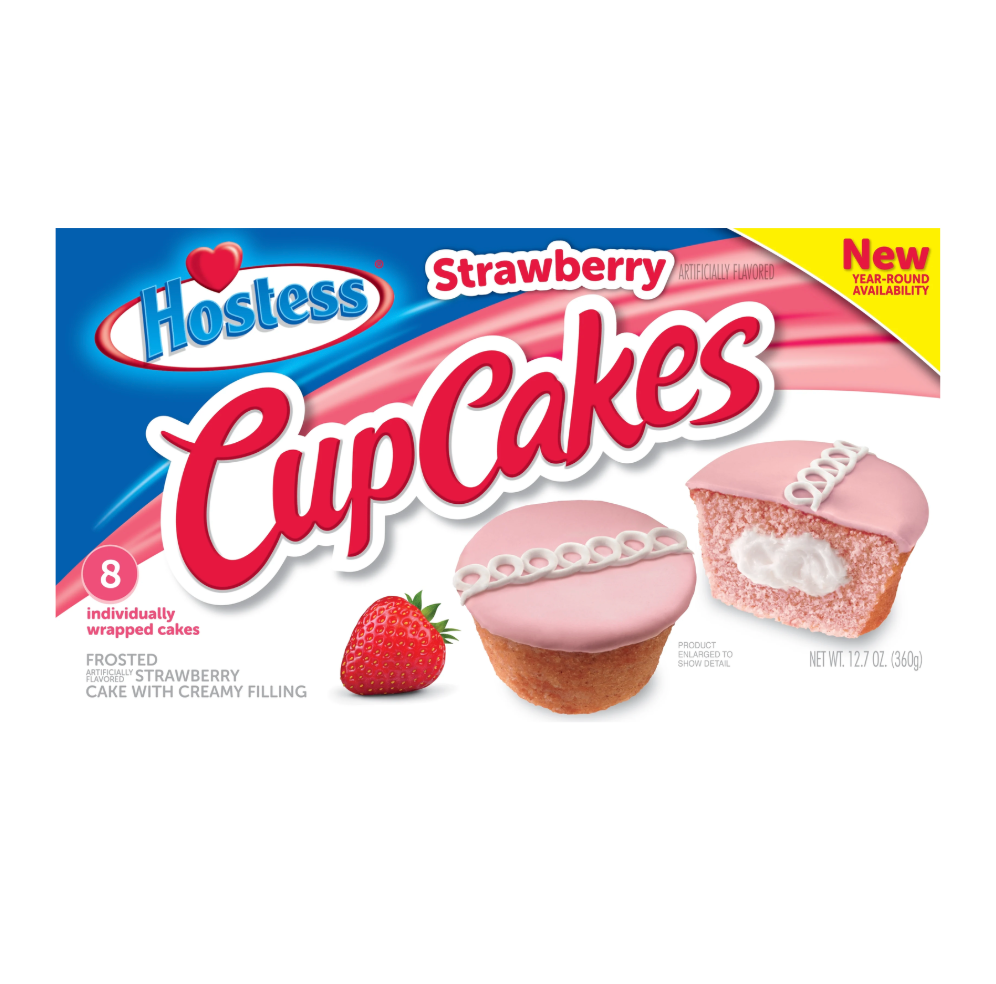 Hostess Strawberry Cupcakes