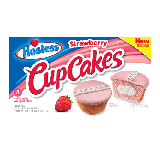 Hostess Strawberry Cupcakes