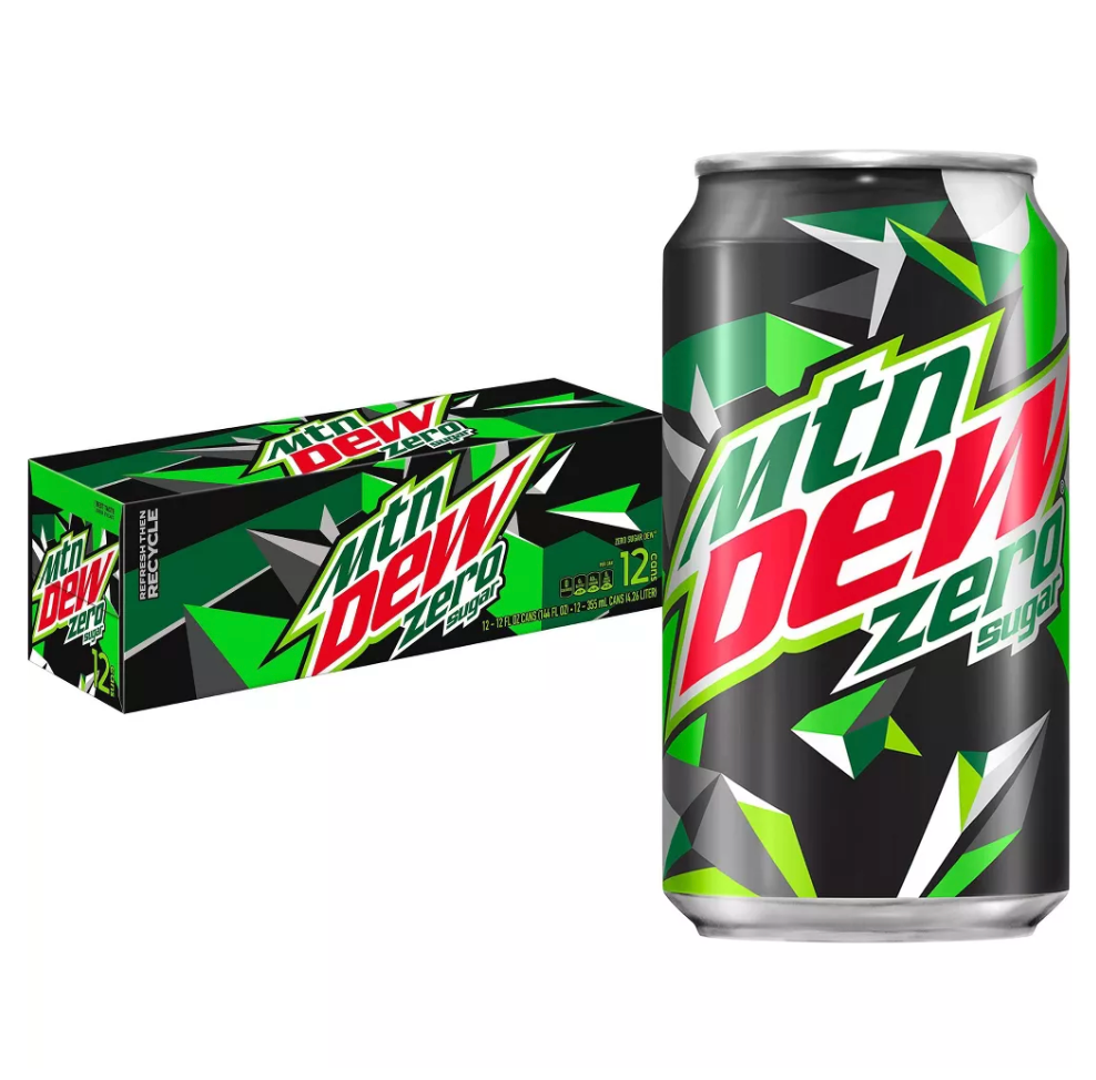 Mountain Dew Zero Sugar 12 Pack