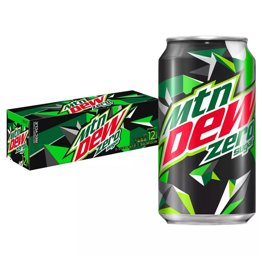 Mountain Dew Zero Sugar 12 Pack