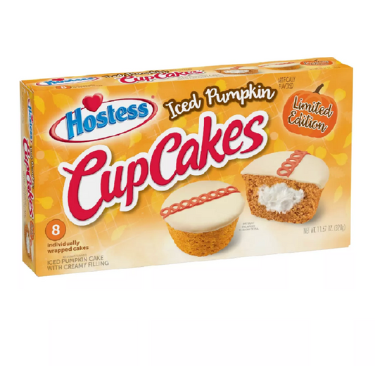 Hostess Iced Pumpkin Cupcakes