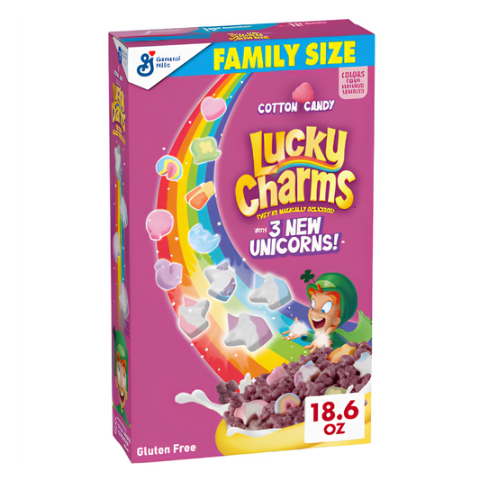 Lucky Charms Cotton Candy Unicorns