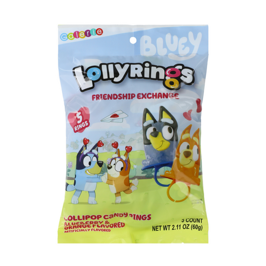 Bluey Lolly Rings