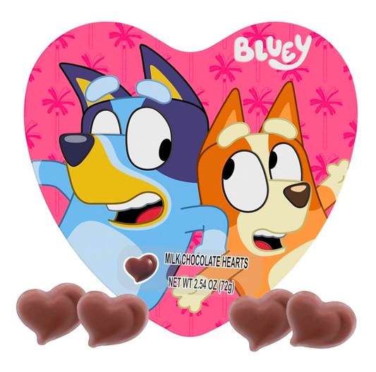 Bluey Heart Box Chocolate Hearts