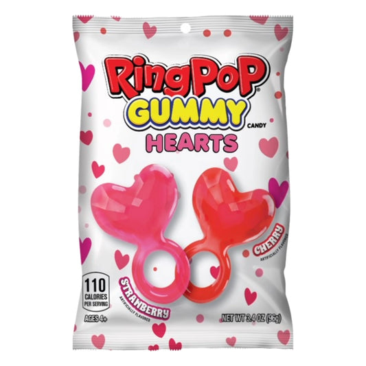 Ring Pop Gummy Hearts