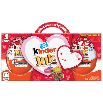 Kinder Joy 3 Pack Valentines
