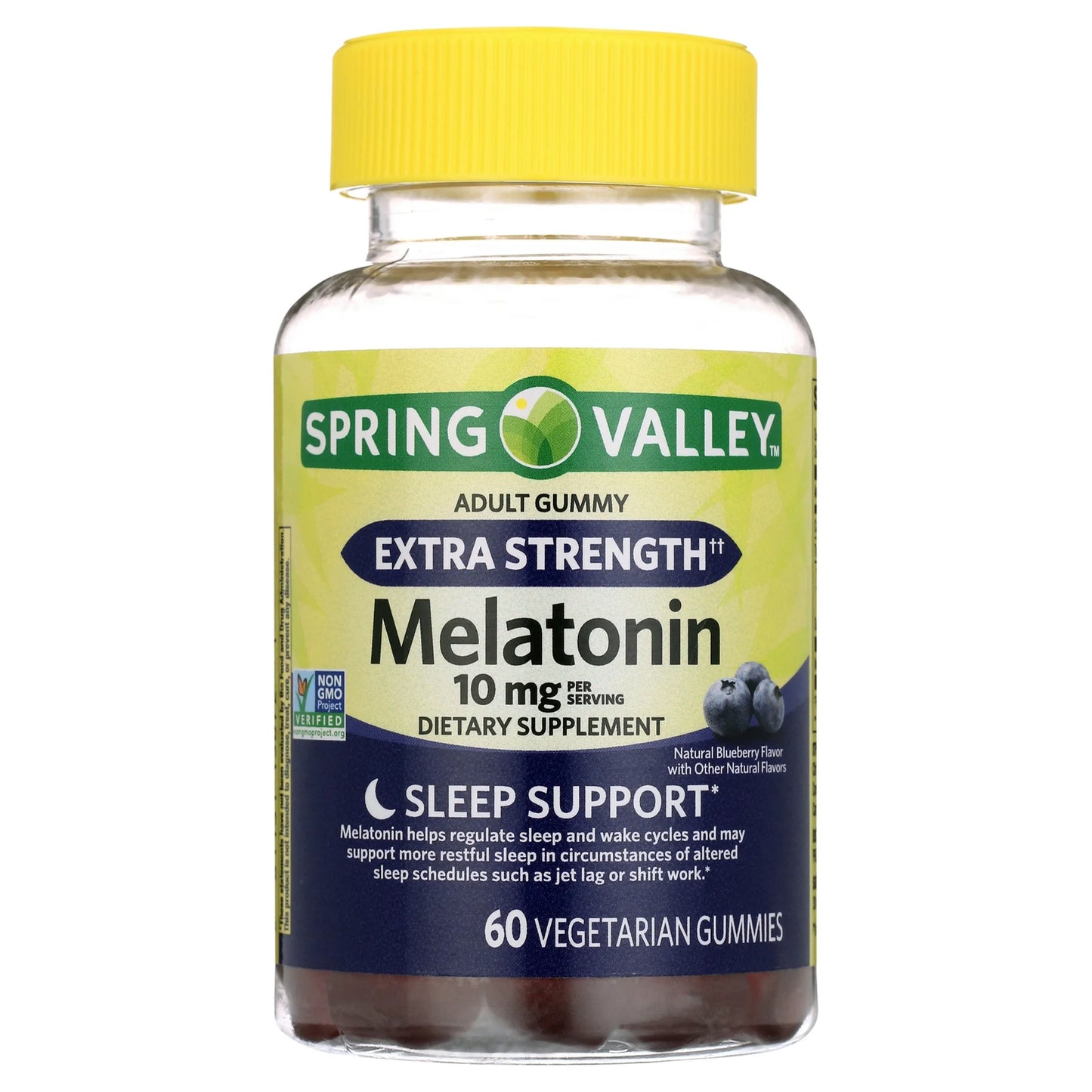 Spring Valley Melatonin Extra Strength 10mg 60 Gummies