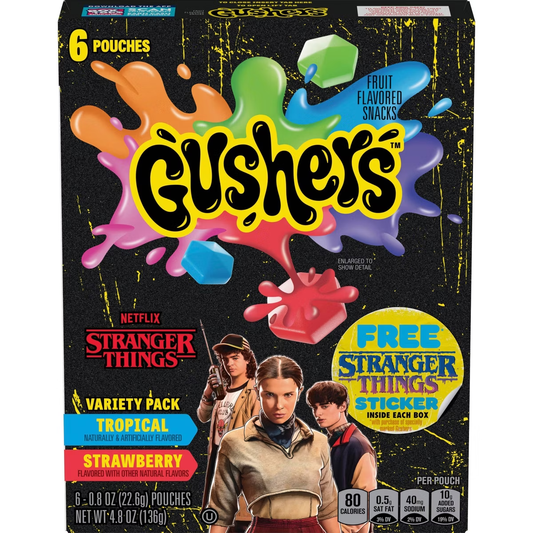 Gushers Stranger Things 6 Pack