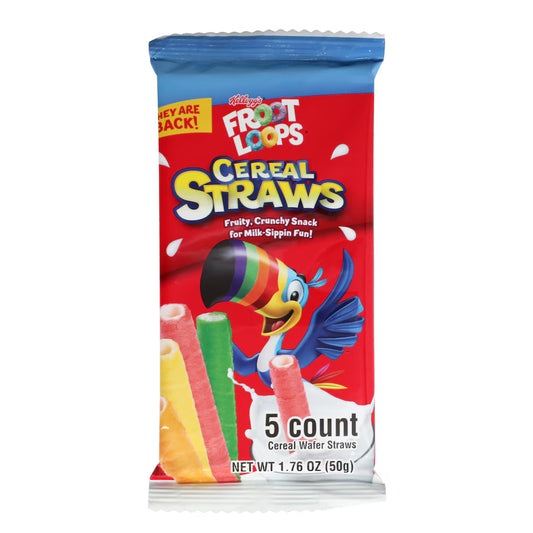 Froot Loops Cereal Straws 5 Pack