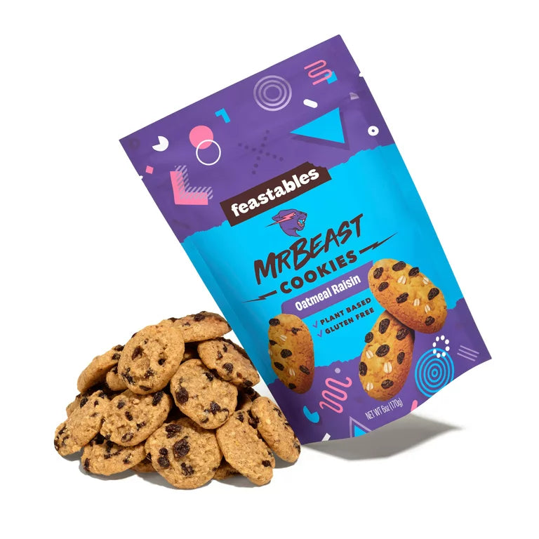 Mr Beast Cookies Oatmeal Raisin