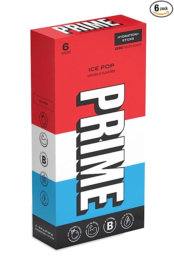 Prime Ice Pop Hydration+Sticks