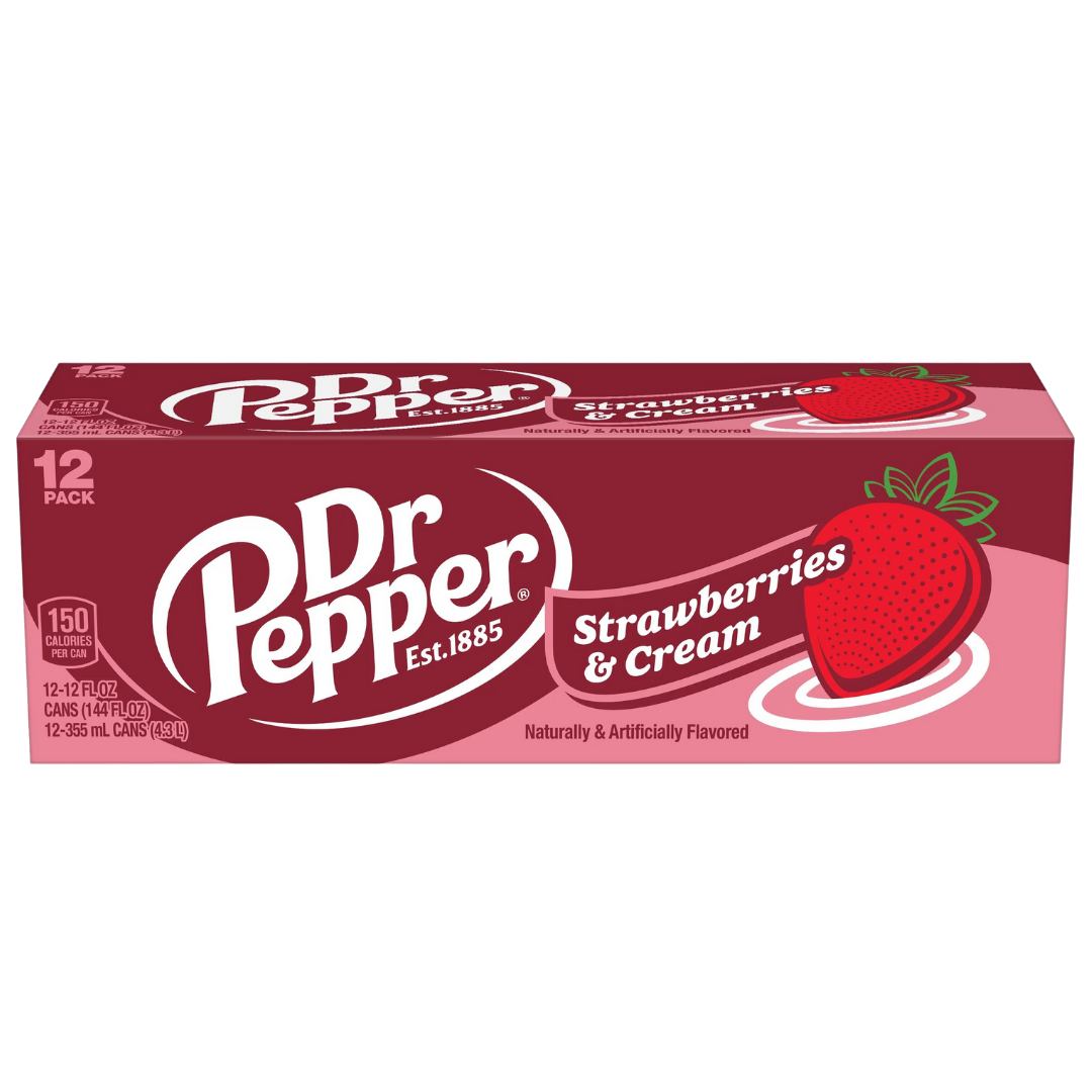 Dr Pepper Strawberry & Cream 12 Pack