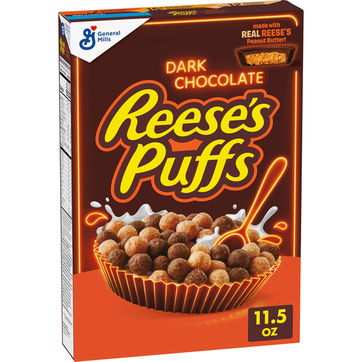 Reeses Puffs Dark Chocolate Cereal