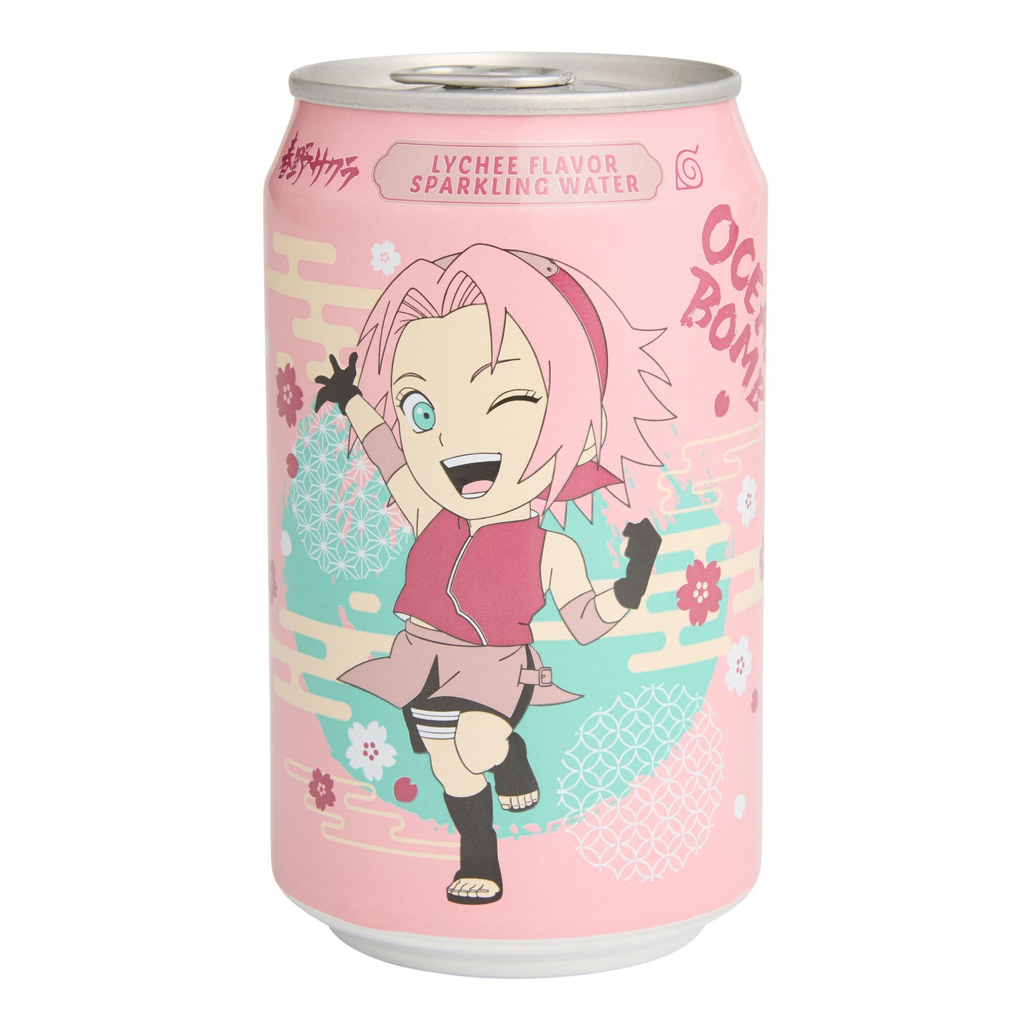 Ocean Bomb Naruto Sakura Haruno Lychee Sparkling Water