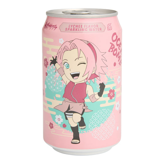 Ocean Bomb Naruto Sakura Haruno Lychee Sparkling Water