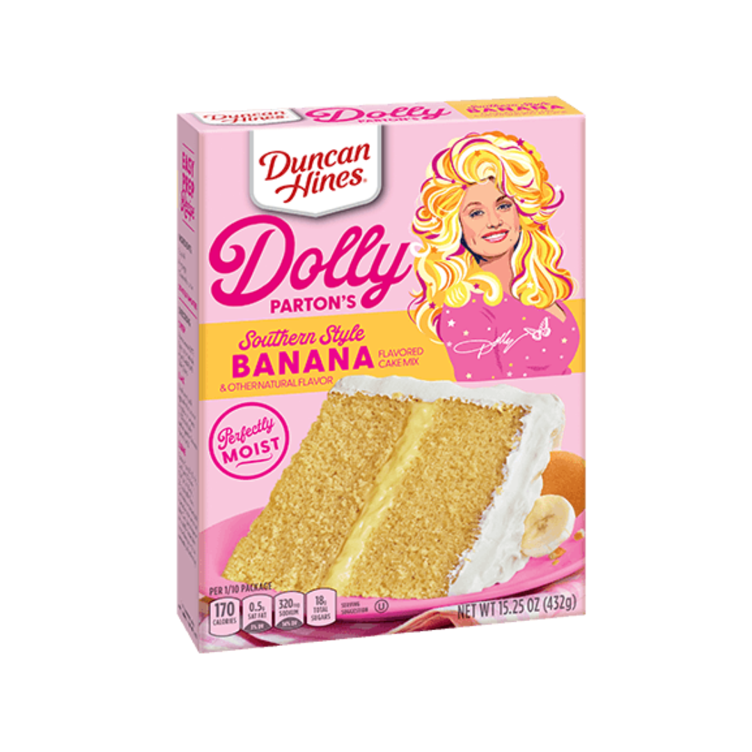 Duncan Hines Dolly Parton´s Southern Style Banana  Cake Mix