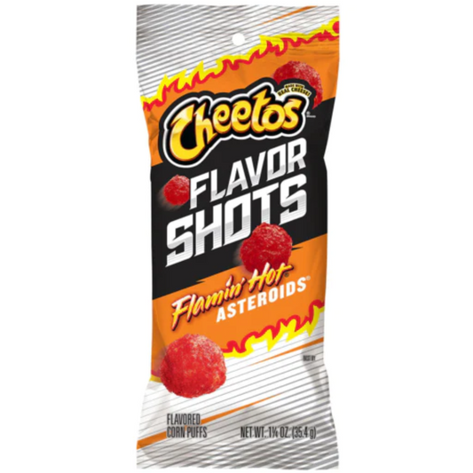 Cheetos Flavor Shots Asteroids Flamin Hot