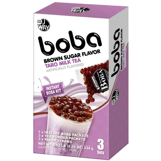 Instant Boba Kit Taro Milk Tea